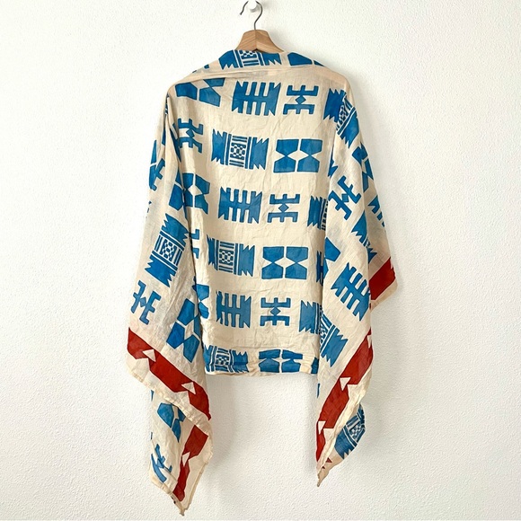 Hand Printed Scarf - Picture 4 of 6